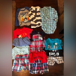 Baby Boys Lot 12 months - 14 Total Pieces